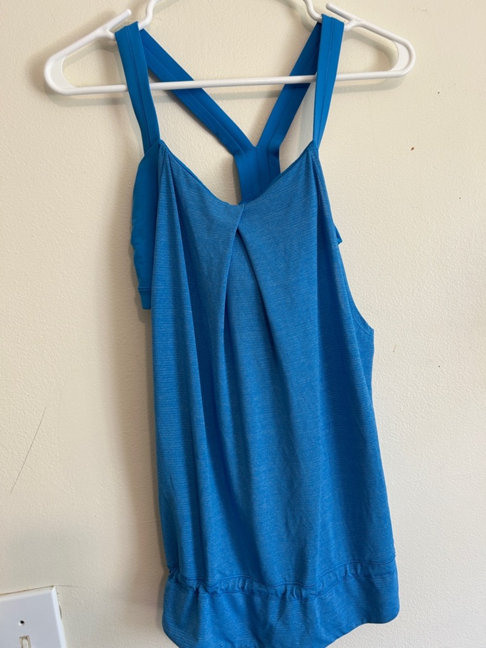 lululemon athletica Bright Blue Double-Strap Tank